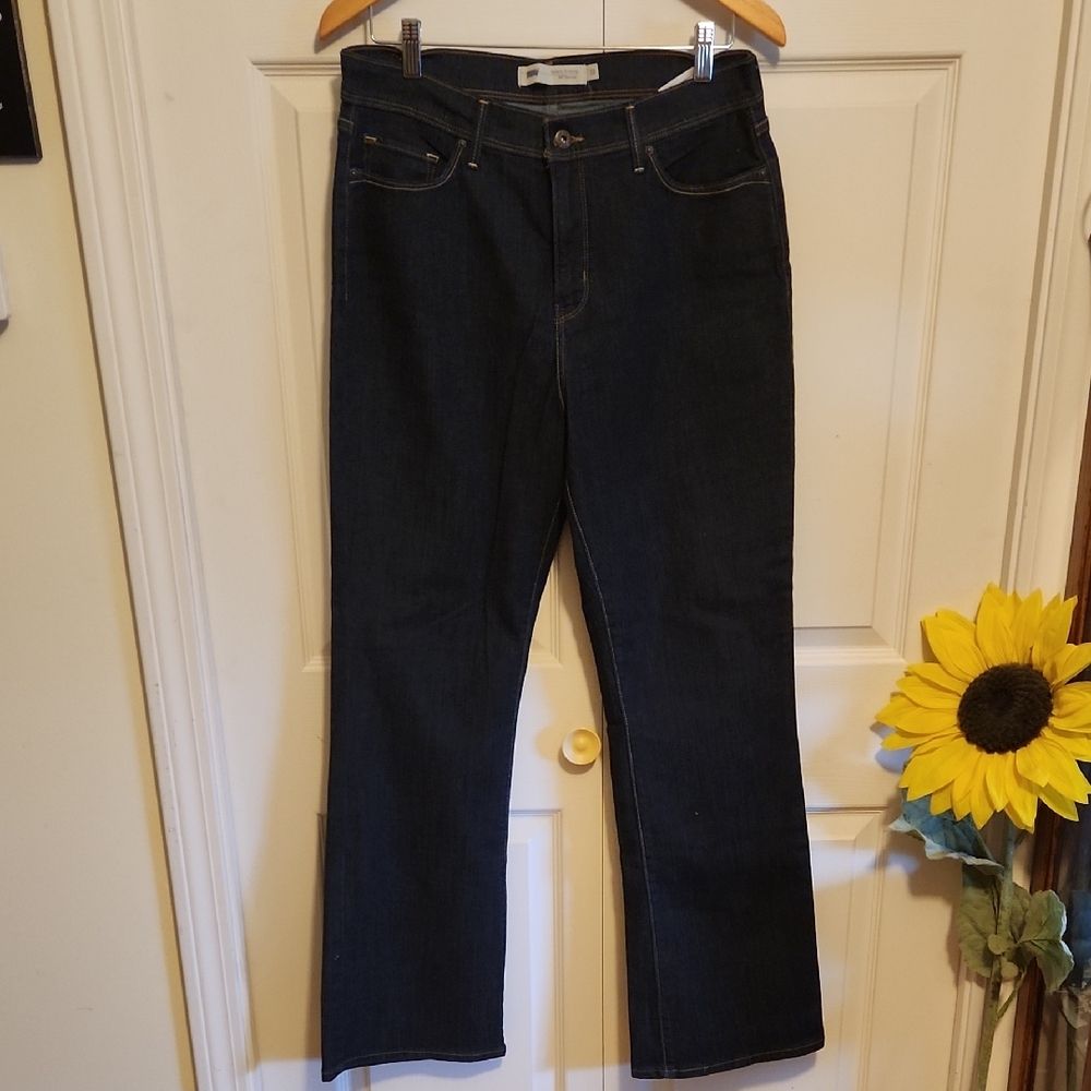 Levi's 512 Perfectly Slimming Bootcut Denim Jeans Size 12